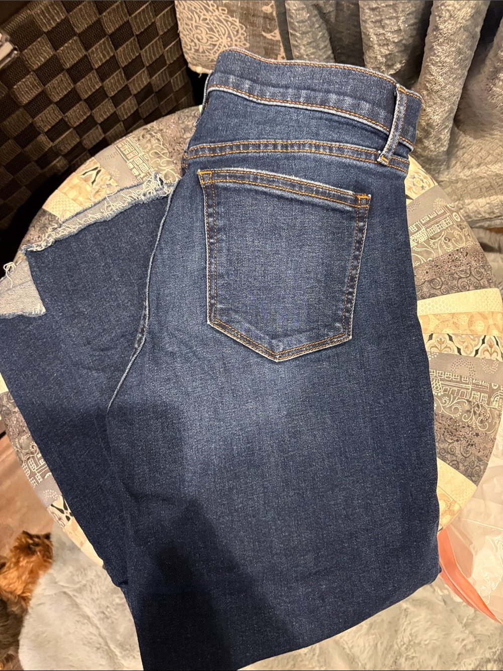 Joe's Jeans Straight-Leg Dark Blue Denim Jeans